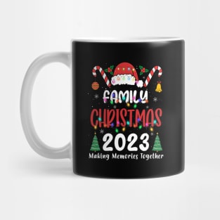 Family Christmas 2023 Matching Squad Santa Elf Funny Xmas T-Shirt Mug